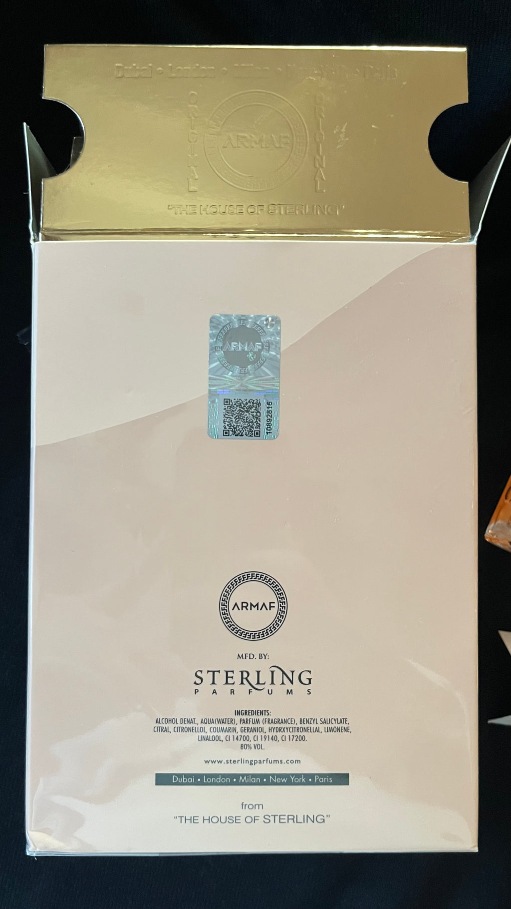 Loción con feromona