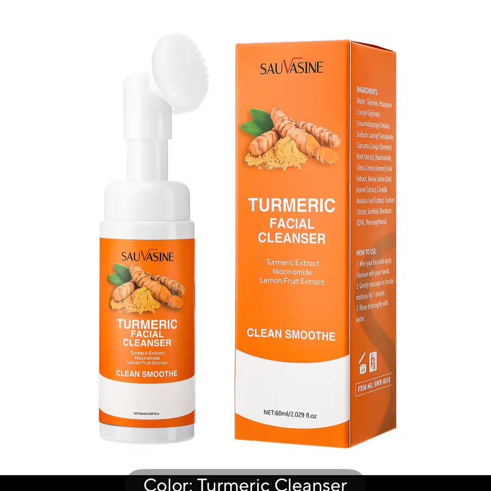 Jabón de turmeric forma espuma