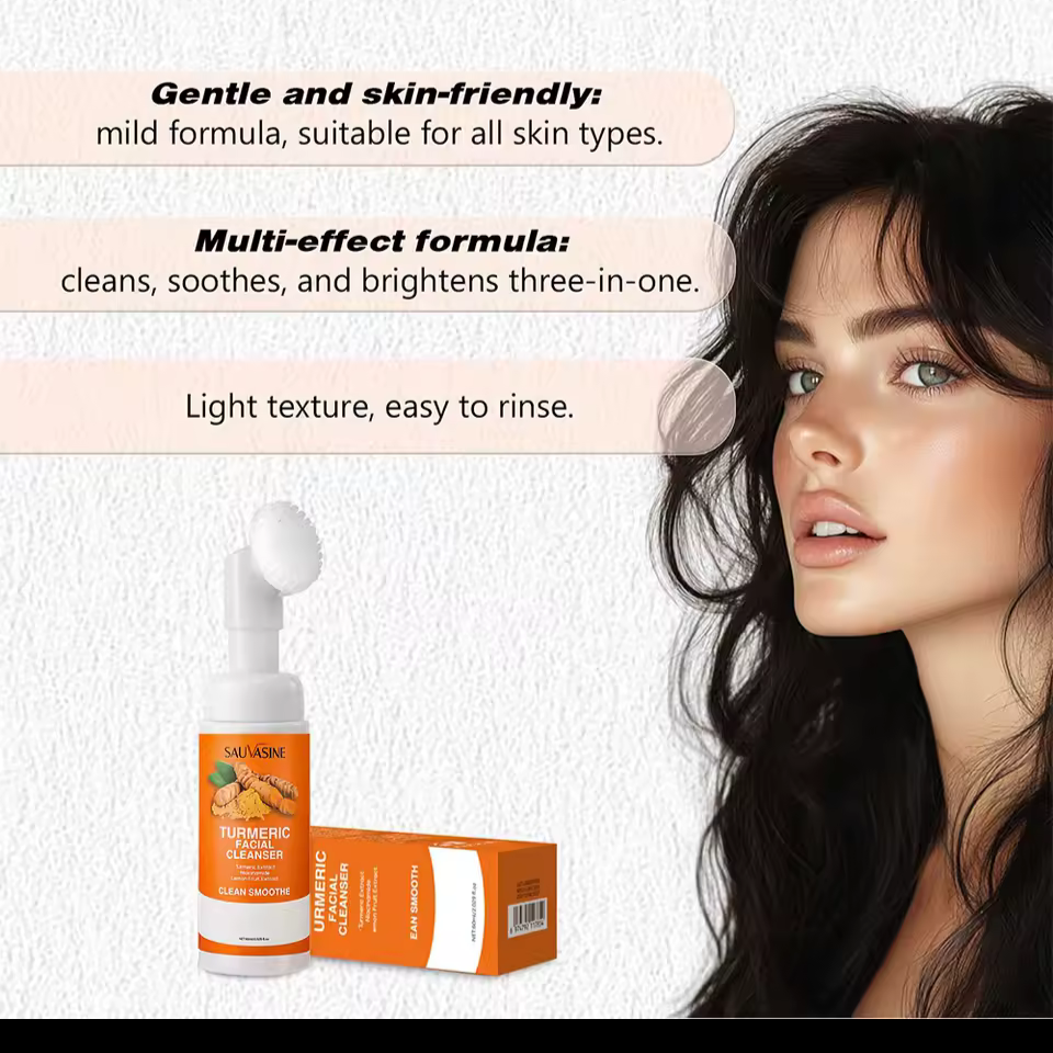 Jabón de turmeric forma espuma